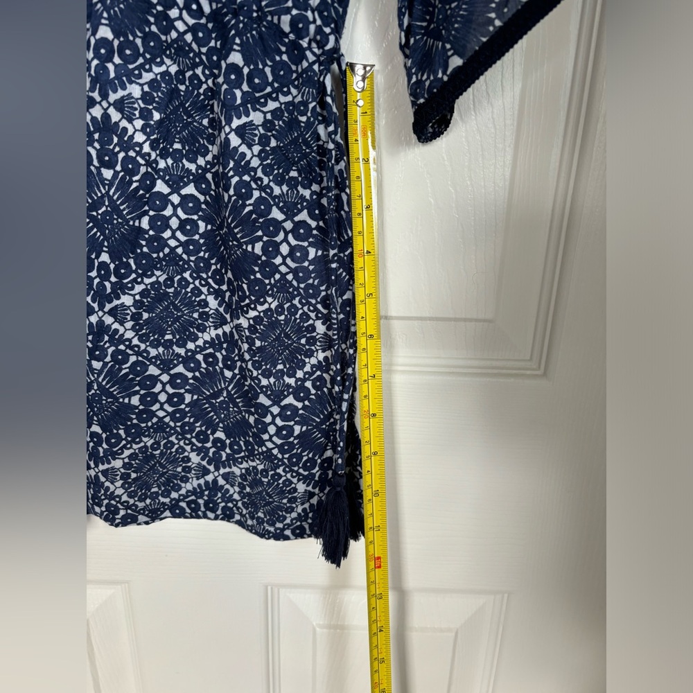 Tory Burch Navy and White Patterned Dress - Picture 13 of 15